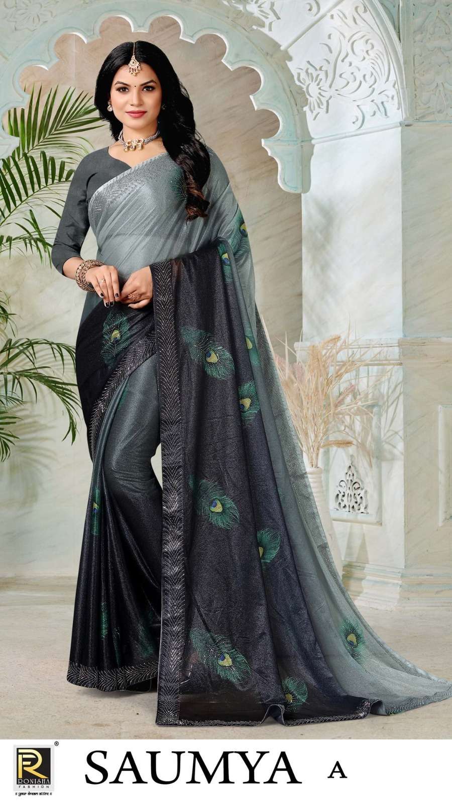 SAUMYA BY RONISHA FASHION DESIGNER FANCY LCYRA SILK SAREES