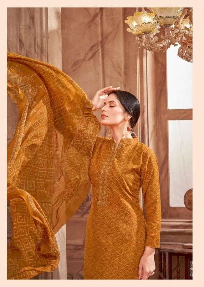 SONI SALONI PLUS VOL NO-5 BY SALVI FASHION 5001 TO 5010 SERIES COTTON EMBROIDERY DRESSES