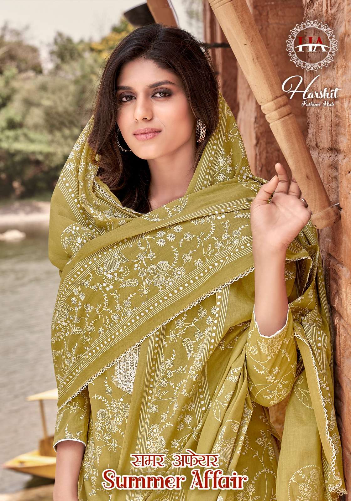 SUMMER AFFAIR BY ALOK SUIT 1239-001 TO 1239-008 SERIES COTTON DRESSES