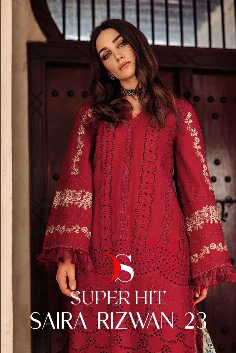 SUPERT HIT SAIRA RIZWAN LAWN 23 BY DEEPSY SUITS COTTON DRESSES