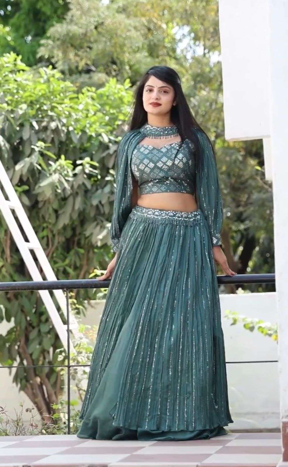 TAPI-014 BY ASLIWHOLESALE DESIGNER CHINON LEHENGAS