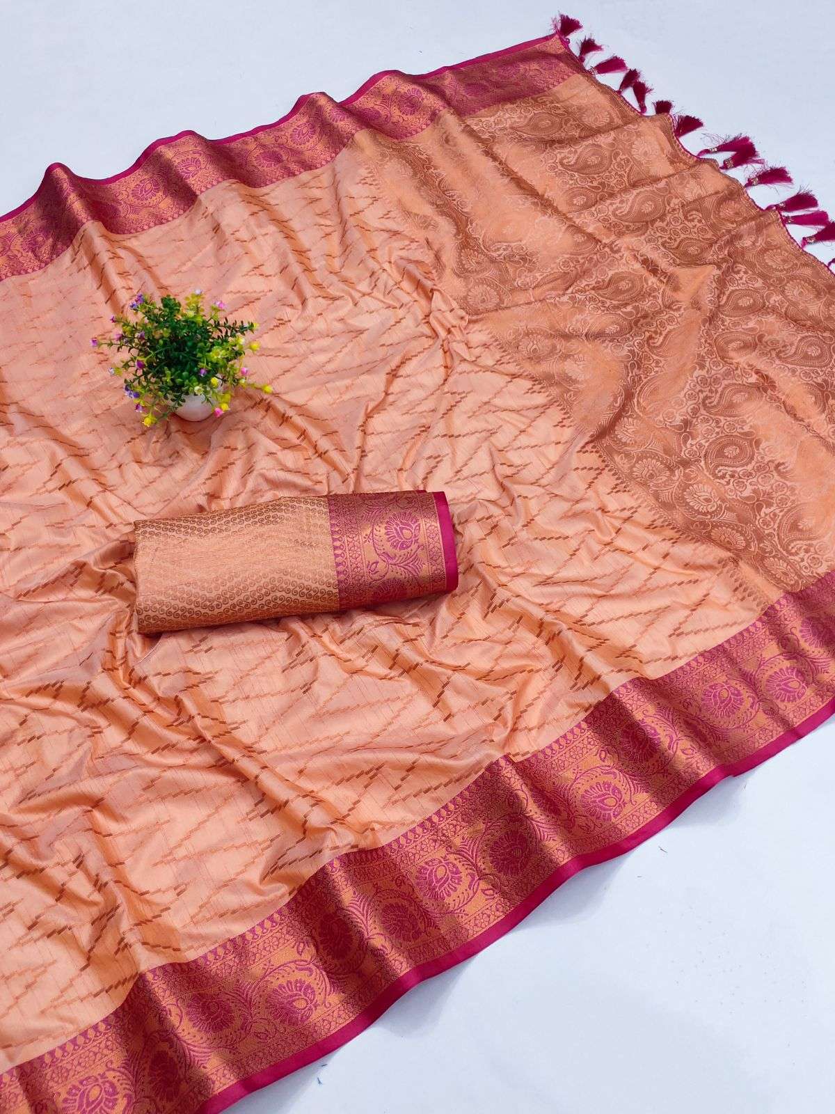 AANGAN SILK BY ASLIWHOLESALE DESIGNER SOFT SILK ZARI WEAVING SAREES