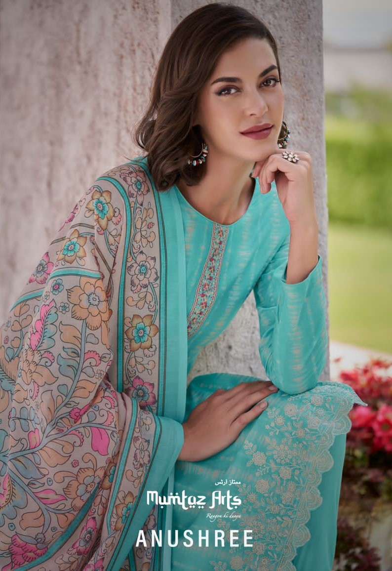 ANUSHREE BY MUMTAZ ARTS 29001 TO 29008 SERIES LAWN CAMBRIC COTTON DRESSES