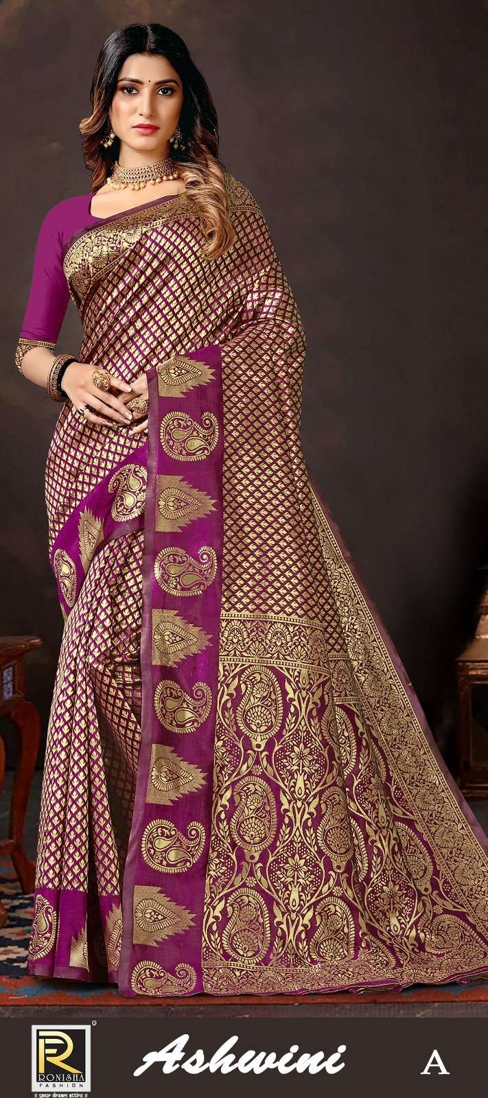 ASHWINI BY RONISHA FASHION DESIGNER FANCY SILK WORK SAREES