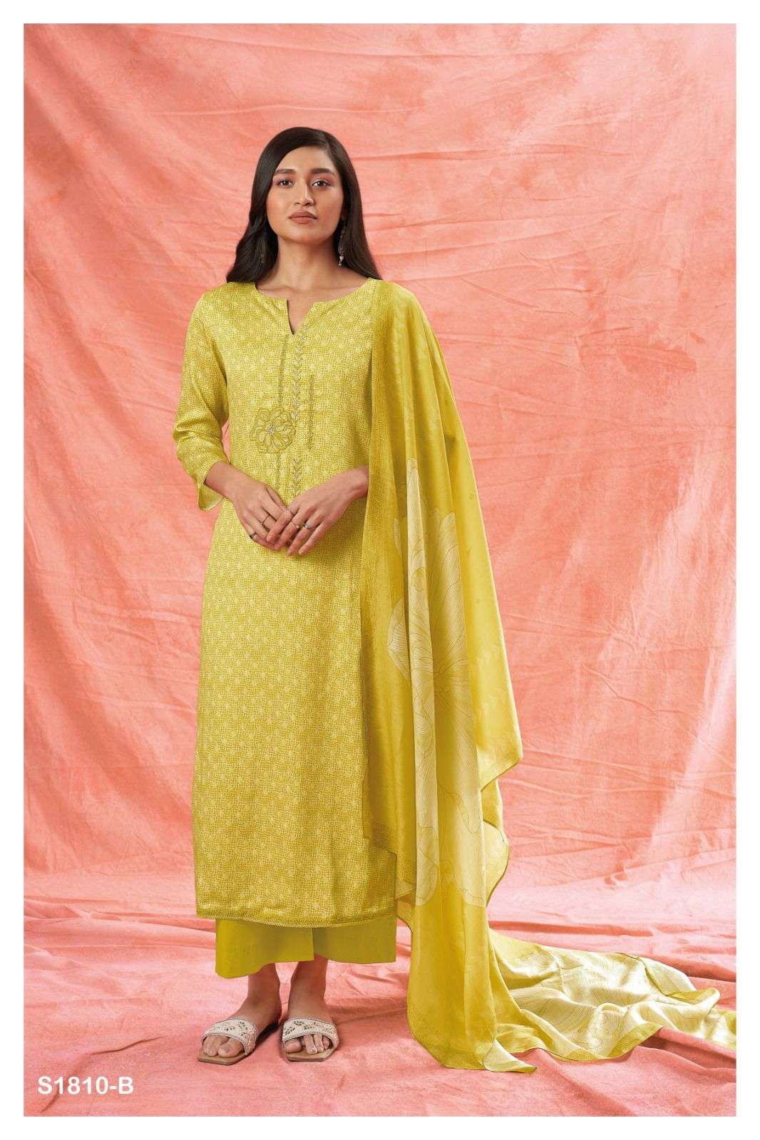 BRIGHT 1810 BY GANGA FASHIONS HEAVY PREMIUM BEMBERG SILK WORK DRESSES