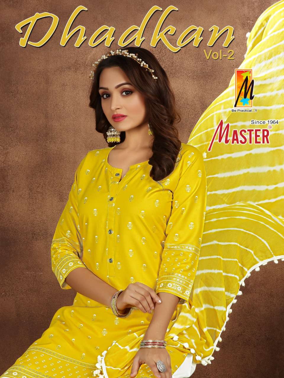 DHADKAN BY MASTER 1001 TO 1008 SERIES DESIGNER RAYON PRINT DRESSES