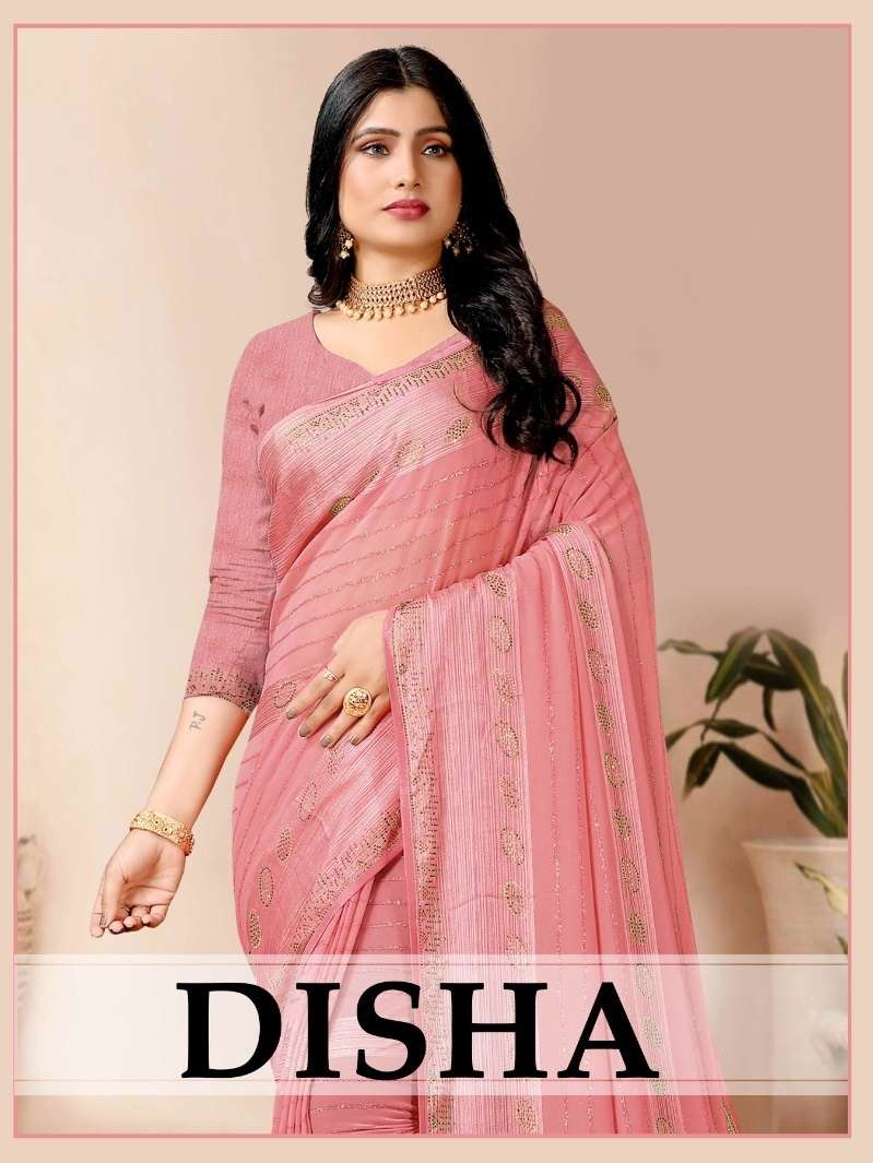 DISHA BY RONISHA FASHION A TO F SERIES SWAROVSKI DIAMOND WORK FANCY SAREES