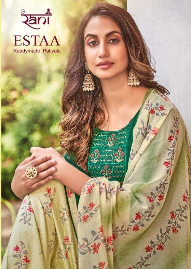 ESTAA BY RANI FASHION 11001 TO 11006 SERIES RAYON PRINT DRESSES