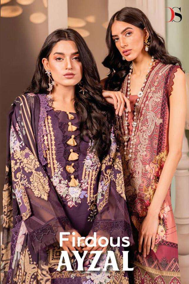 FIRDOUS AYZAL BY DEEPSY SUITS 3202 TO 3206 SERIES COTTON PAKISTANI DRESSES