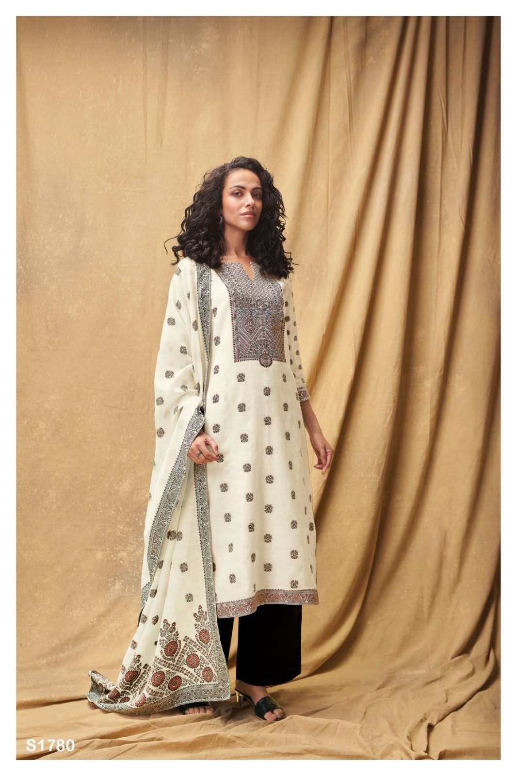 GAURIKA 1780 BY GANGA FASHIONS HEAVY PREMIUM COTTON PRINTED WORK DRESSES