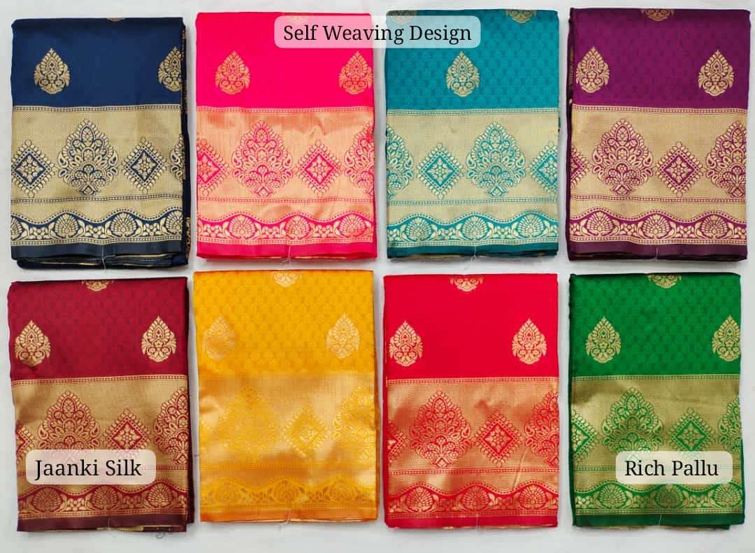 JAANKI SILK BY NEELKAMAL SAREES INDIAN LATEST DESIGNER SILK SAREES