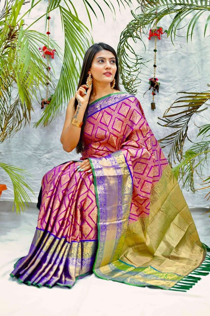 KAJUKATRI SILK BY ASLIWHOLESALE DESIGNER ZARI SOFT SILK SAREES