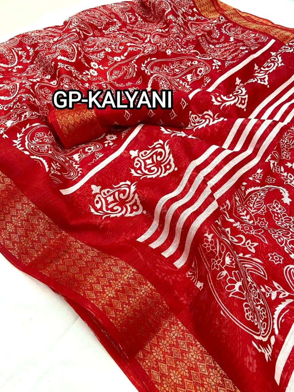 KALYANI BY ASLIWHOLESALE SOFT COTTON SILK DESIGNER SAREE