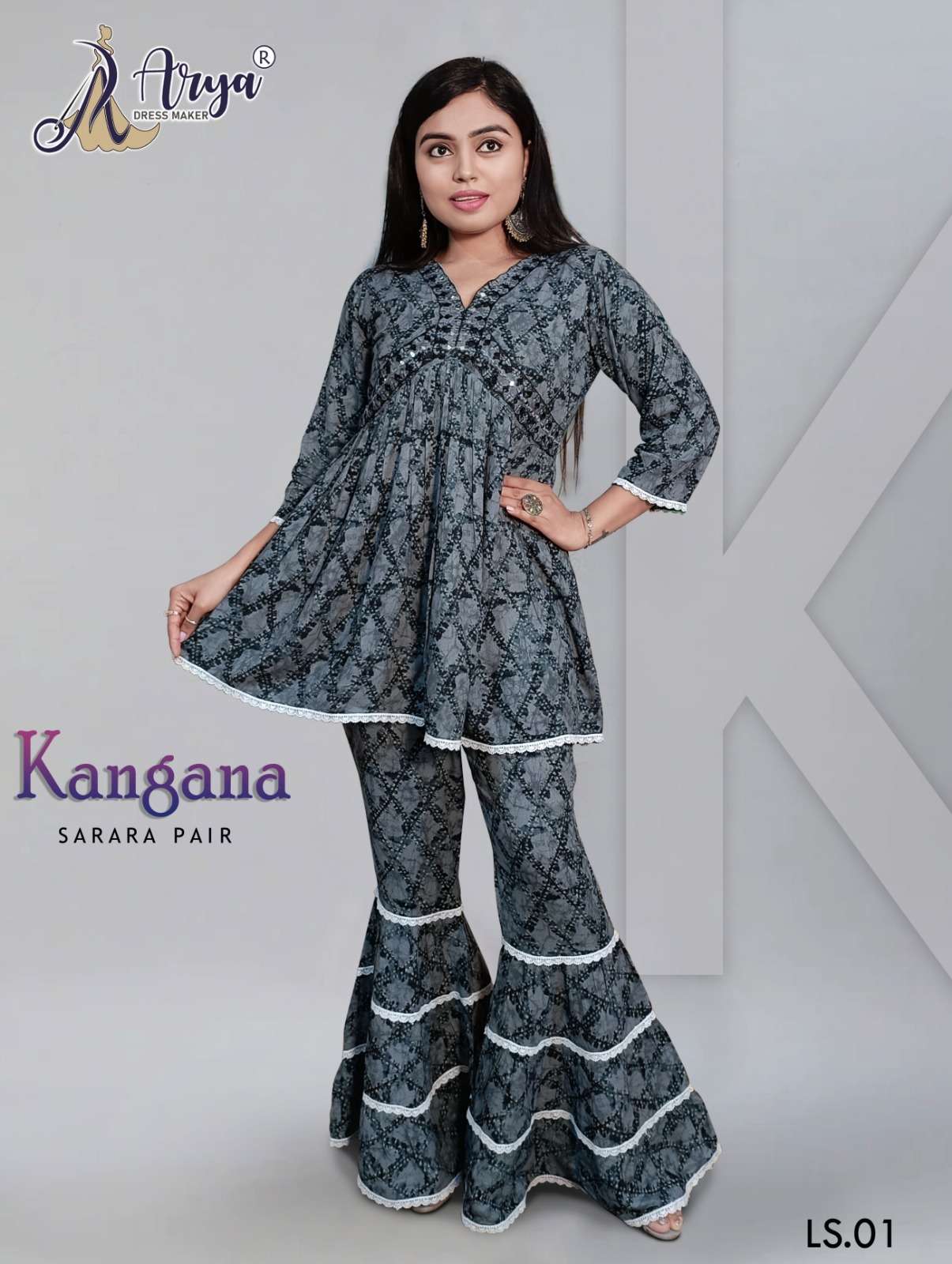 KANGANA BY ARYA DRESS MAKER 01 TO 05 SERIES DESIGNER COTTON DRESSES