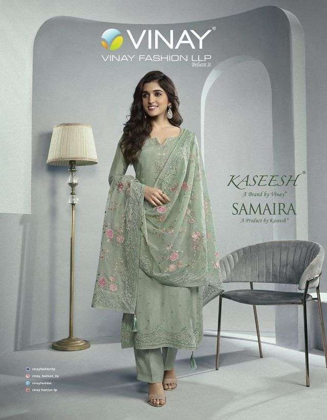 KASEESH SAMAIRA BY VINAY FASHION 62971 TO 62978 SERIES DOLA DRESSES