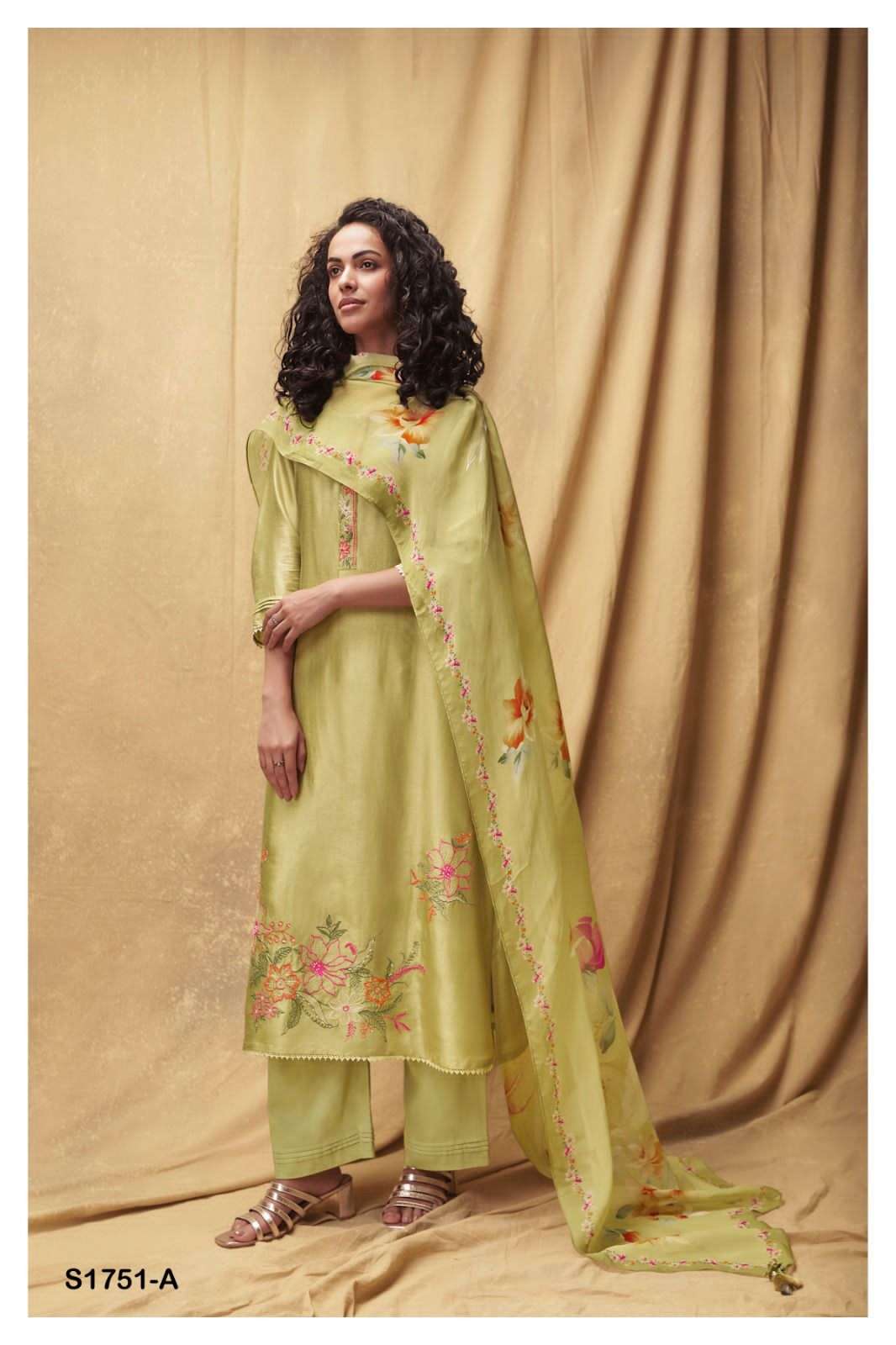 LOYOLA BY GANGA FASHIONS HEAVY PREMIUM BEMBERG SILK WORK DRESSES