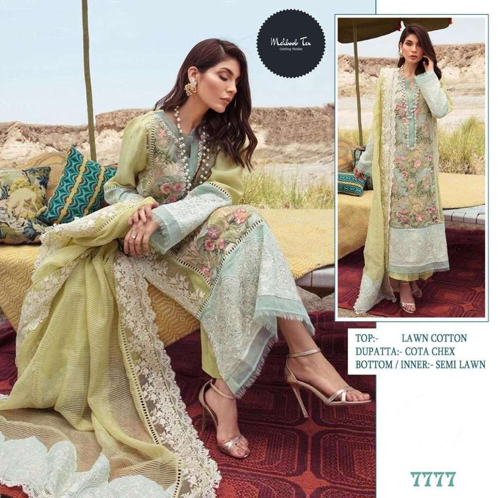 M-1099 COLOURS BY MEHBOOB TEX HEAVY COTTON EMBROIDERED DRESSES