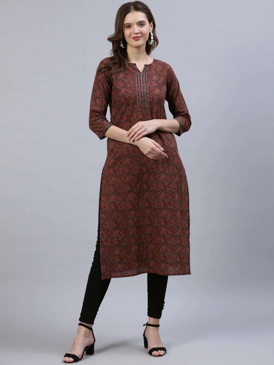 MAISHA VOL-129 BY ASLIWHOLESALE DESIGNER FACNY COTTON KURTI