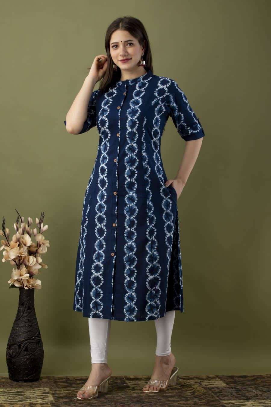 MAISHA VOL-141 BY ASLIWHOLESALE DESIGNER FACNY COTTON KURTI