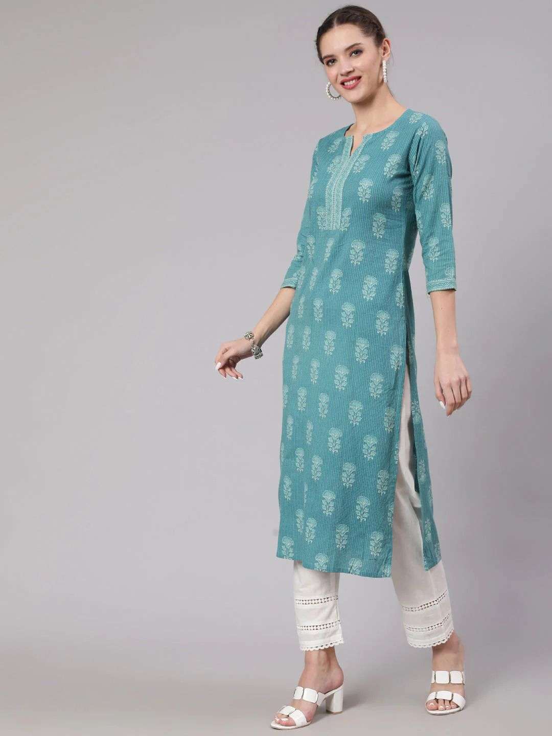 MAISHA VOL-183 BY ASLIWHOLESALE DESIGNER FACNY COTTON KURTI WITH PANT