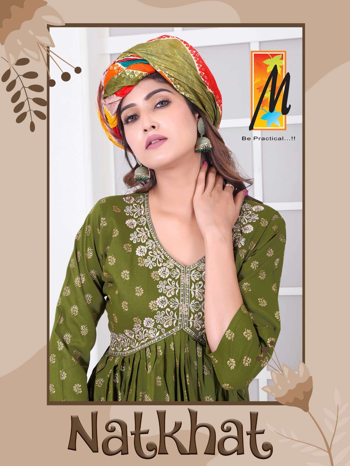 NATKHAT BY MASTER 1001 TO 1008 SERIES RAYON PRINT DRESSES