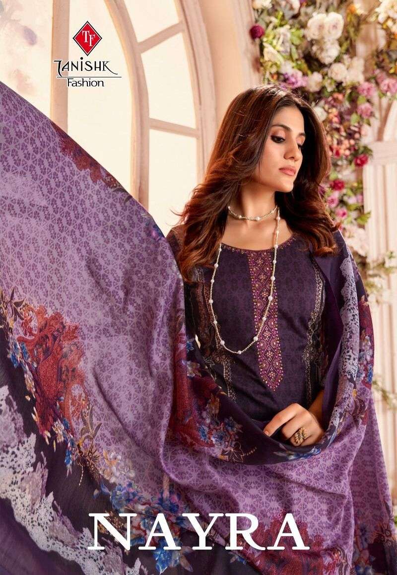 NAYRA BY TANISHK FASHION 9501 TO 9508 SERIES CAMBRIC COTTON PRINT DRESSES