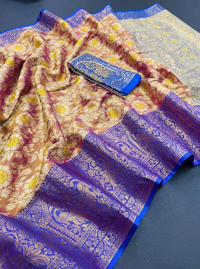 NETRA SILK-9 BY ASLIWHOLESALE DESIGNER TISSUE SOFT SILK SAREES