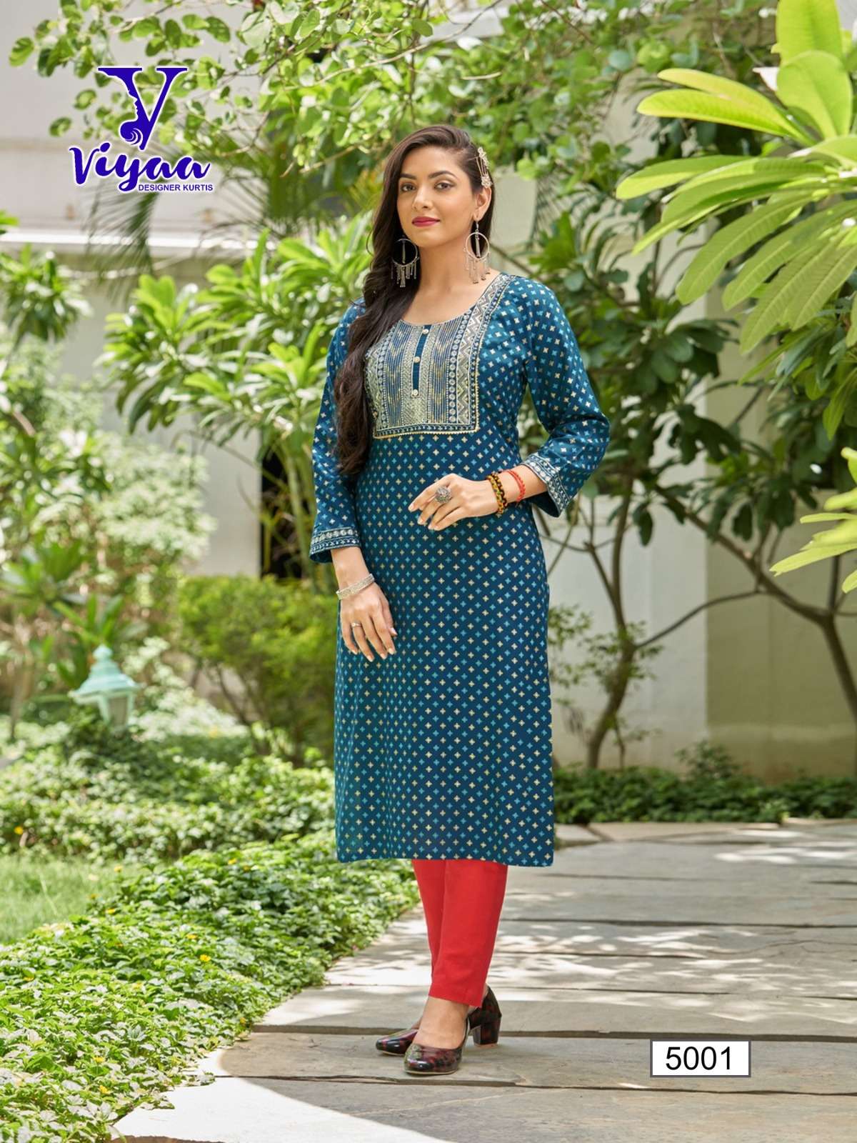 POSHAK VOL-5 BY VIYAA 1001 TO 1008 SERIES RAYON KUTIS