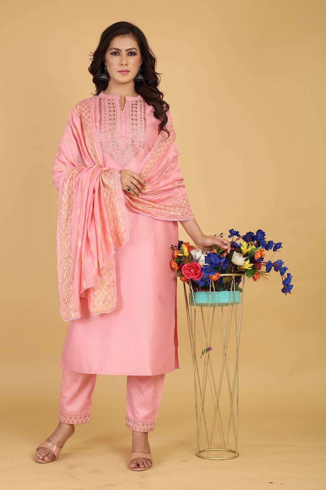 RASHI VOL-40 BY ASLIWHOLESALE DESIGNER FACNY COTTON SILK DRESSES