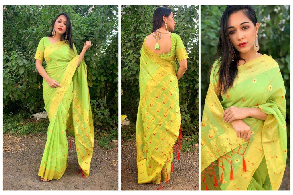 ROOPKALA BY ASLIWHOLESALE DESIGNER ORGANZA SILK SAREES