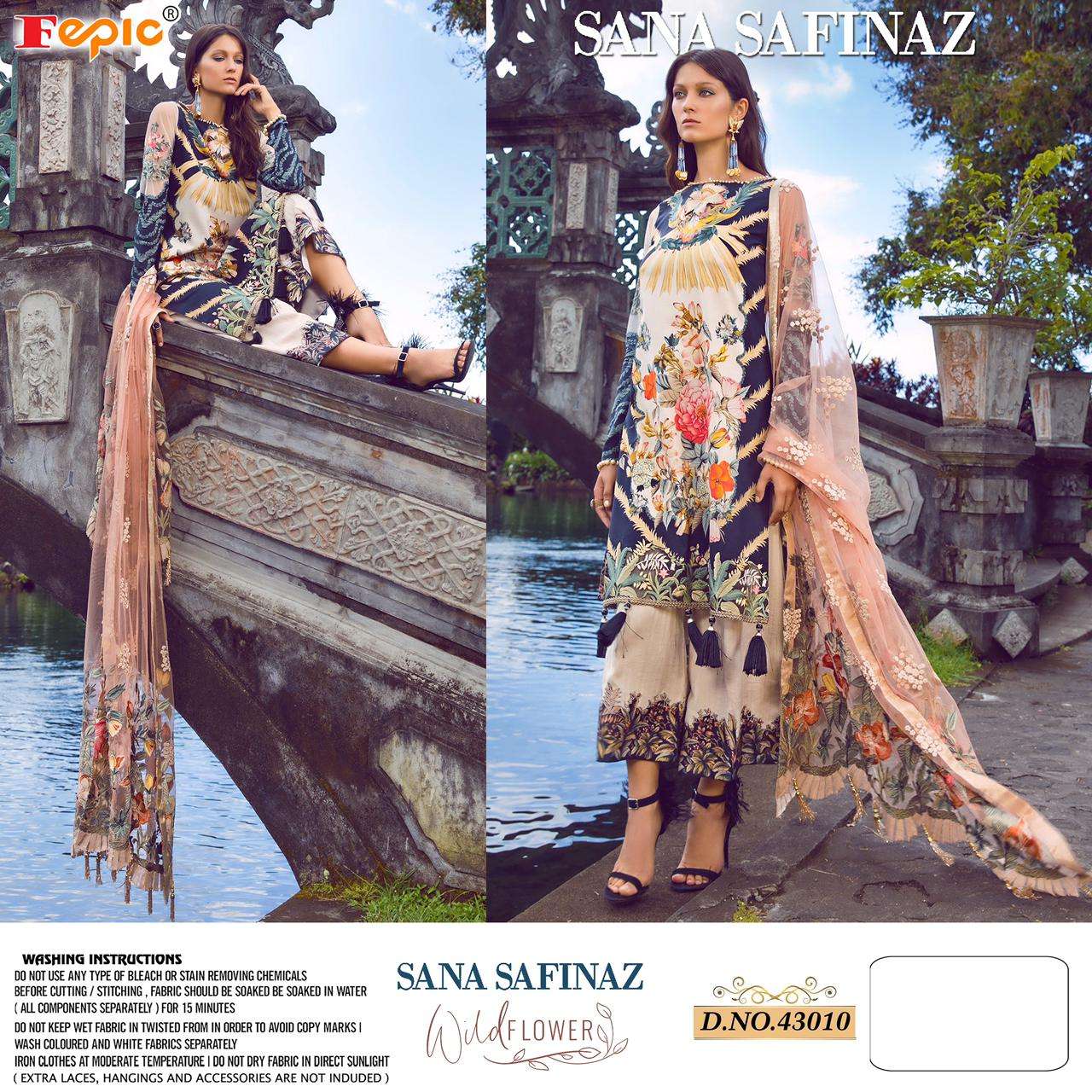 ROSEMEEN SANA SAFINAZ WILD FLOWER BY FEPIC HEAVY COTTON PAKISTANI DRESS