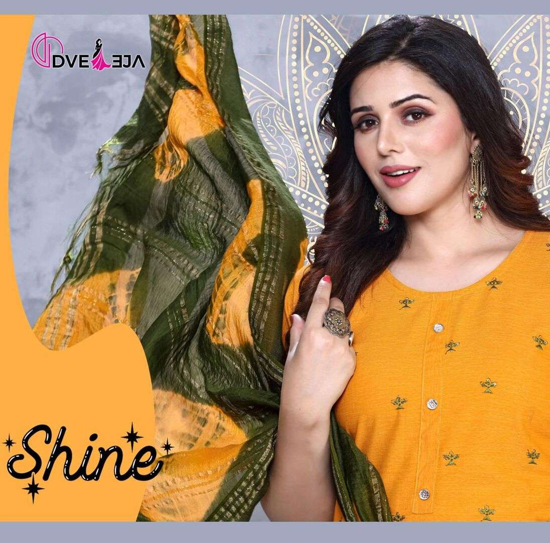 SHINE BY DVEEJA 7001 TO 7004 SERIES RAYON EMBROIDERY DRESSES