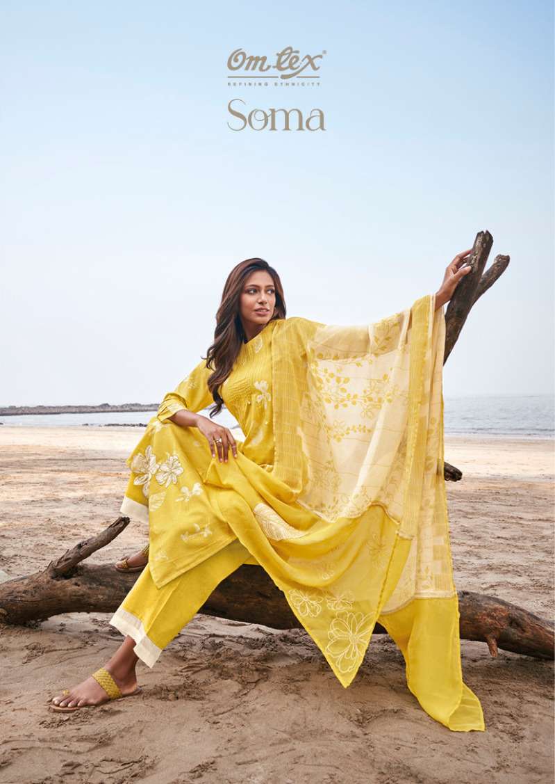 SOMA BY OMTEX LAWN COTTON DIGITAL PRINT WITH EMROIDERY DRESSES