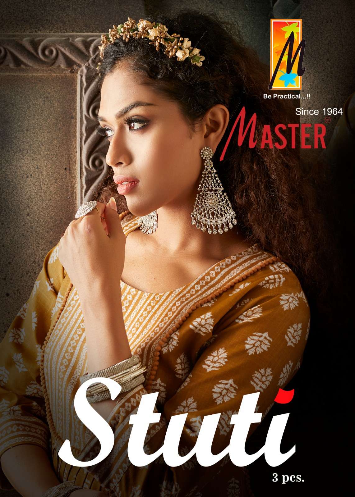 STUTI  BY MASTER 1001 TO 1008 SERIES TWO TONE PRINT DRESSES