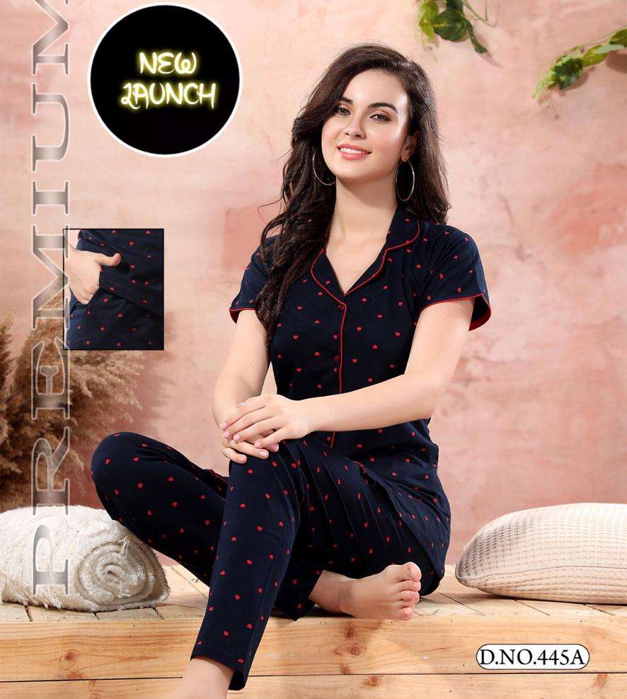 SUMMER SPECIAL 0445 BY ASLIWHOLESALE HOSIERY COTTON NIGHT DRESSES