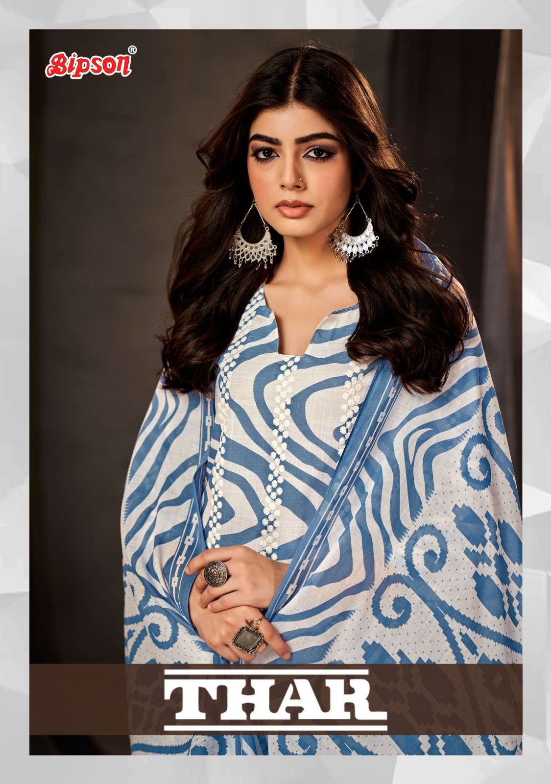 THAR 2193 BY BIPSON PRINTS 2193-A TO 2193-D SERIES PURE COTTON PRINT DRESSES