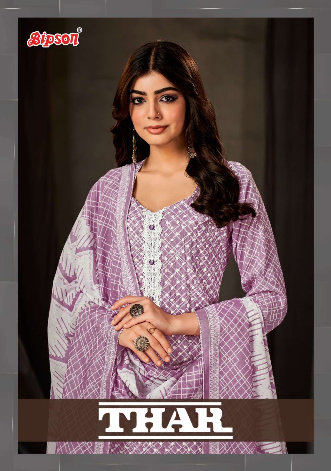 THAR 2194 BY BIPSON PRINTS 2194-A TO 2194-D SERIES PURE COTTON PRINT DRESSES