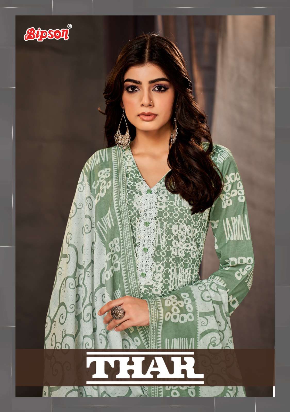 THAR 2195 BY BIPSON PRINTS 2195-A TO 2195-D SERIES PURE COTTON PRINT DRESSES