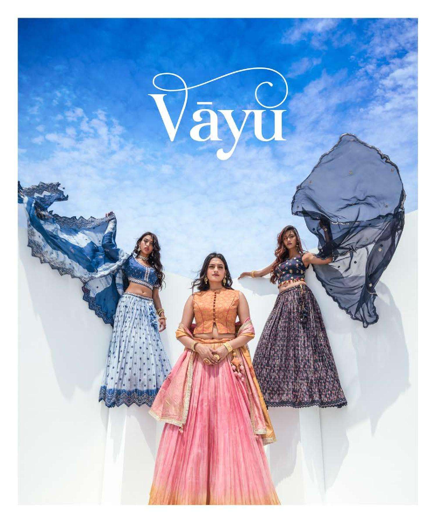 VAYU BY PARVATI ETHNICS HEAVY FANCY DESIGNER GIRLISH LEHENGAS