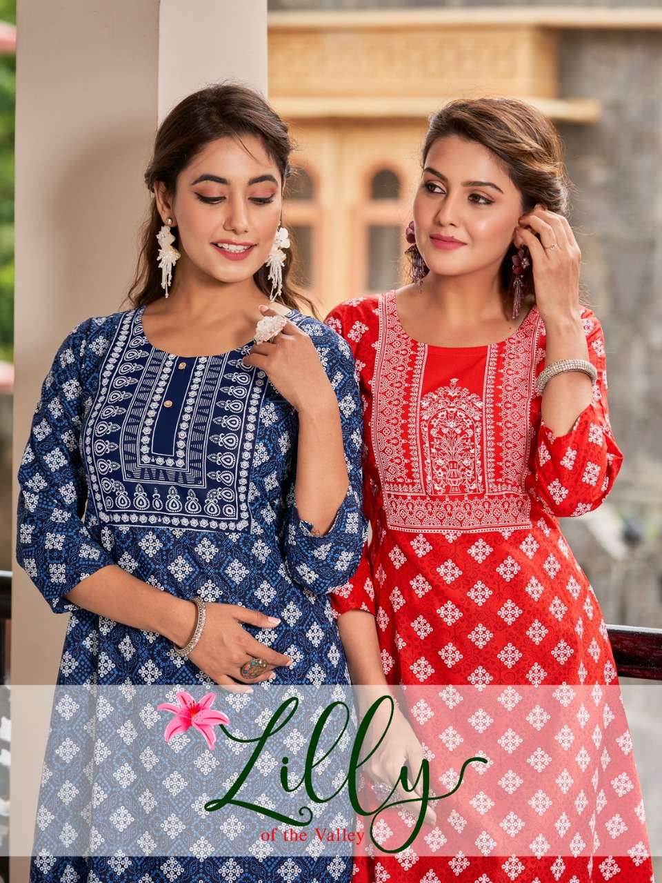 VIYAA LILY VOL-1 BY ASLIWHOLESALE 1001 TO 1008 SERIES RAYON KUTIS