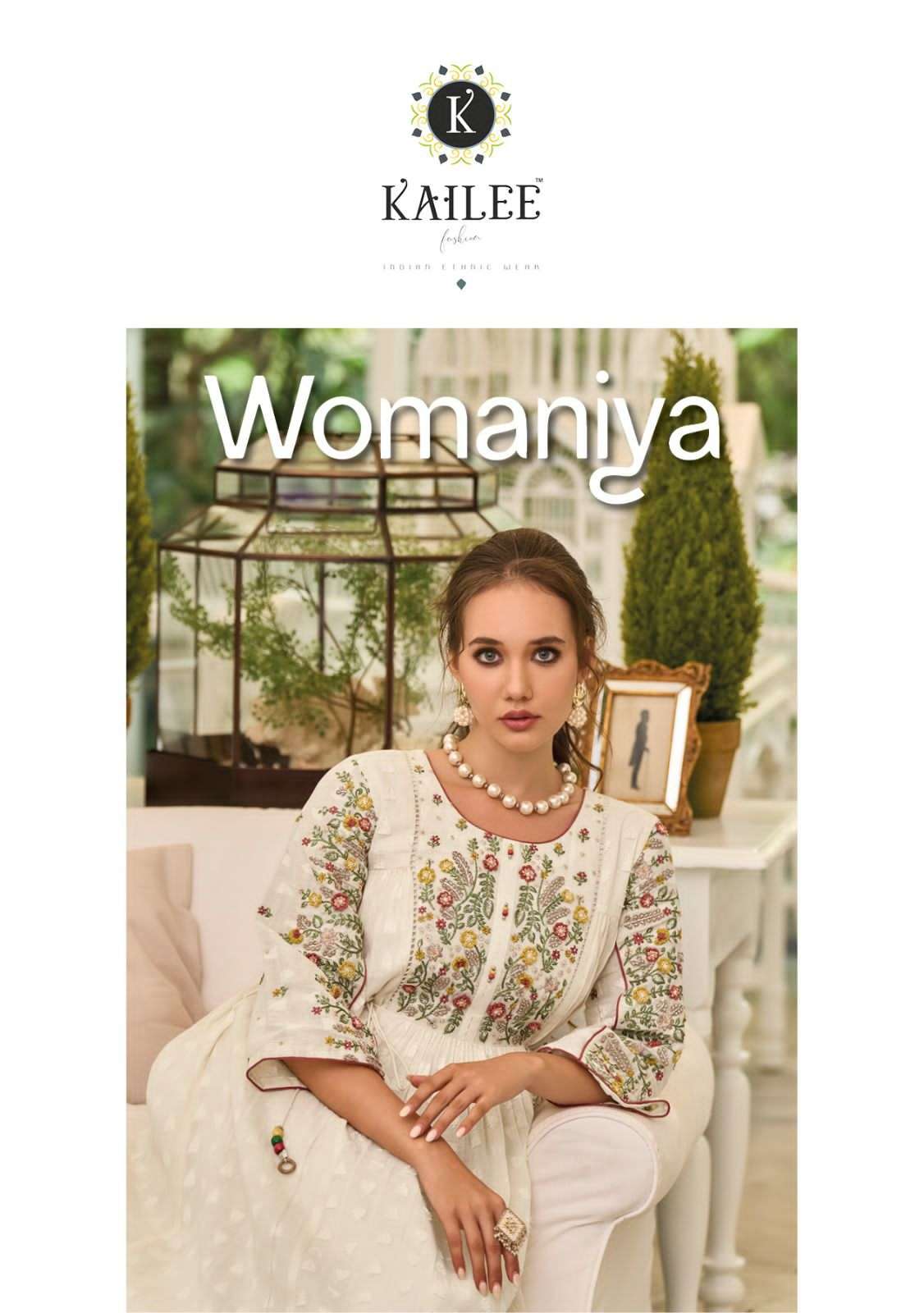 WOMANIYA BY KALKI FASHION 41011 TO 41014 SERIES COTTON STITCHED GOWNS