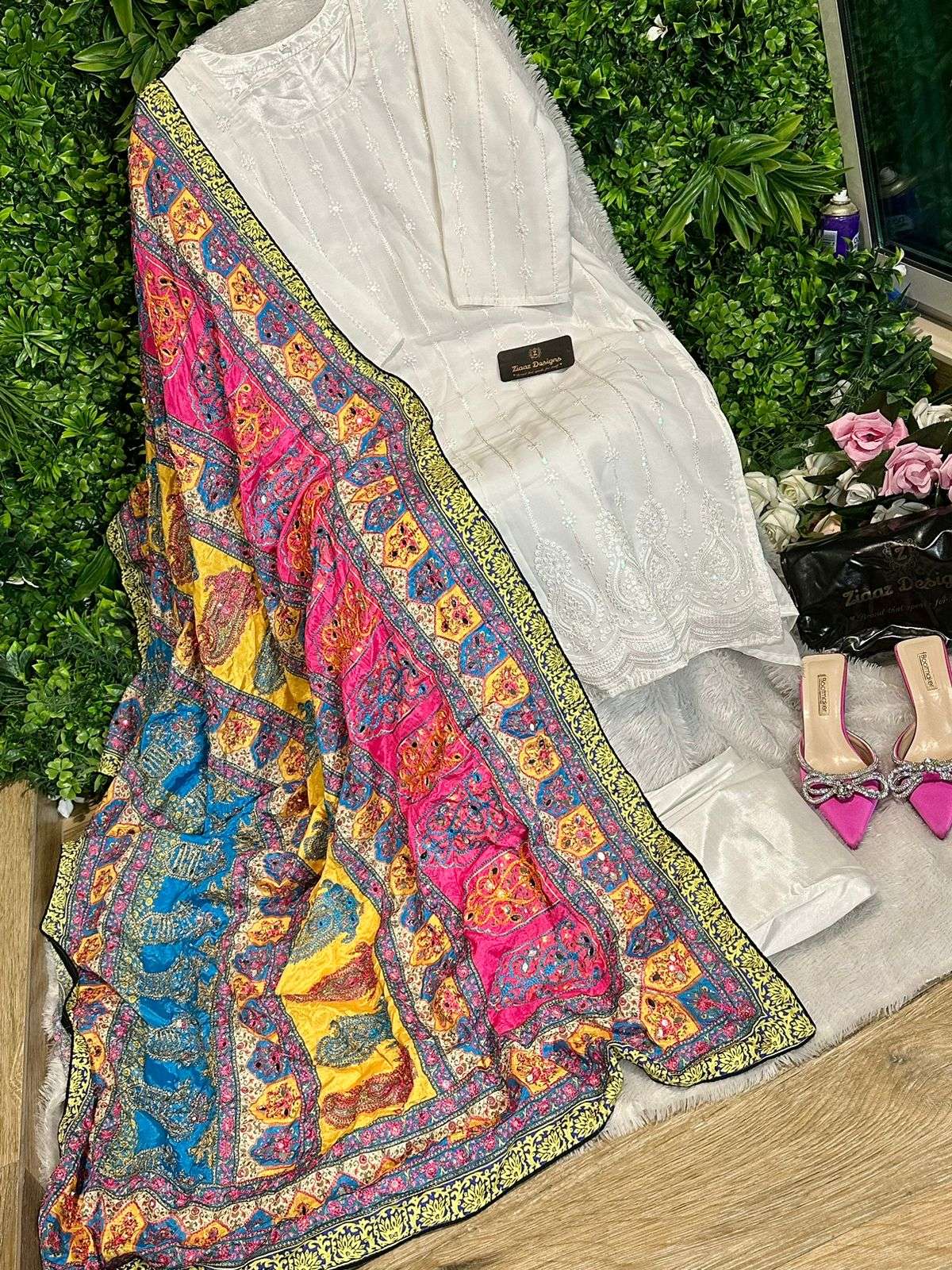 ZIAAZ 332 HIT DESIGN BY ZIAAZ DESIGNS GEOTGETTE PAKISTANI DRESS