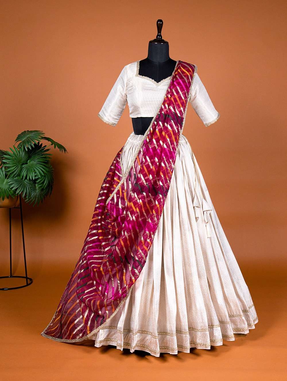 2001 COLOUR BY ASLIWHOLESALE FANCY DESIGNER JACQUARD SILK LEHENGAS