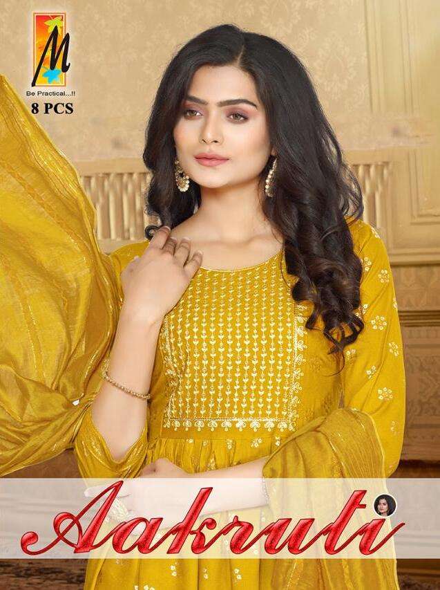 AAKRUTI BY MASTER 1001 TO 1008 SERIES DESIGNER RAYON PRINT DRESSES