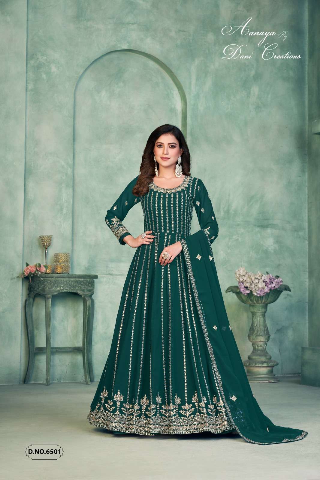 AANAYA VOL-165 BY TWISHA 6501 TO 6504 SERIES FAUX GEORGETTE DRESSES