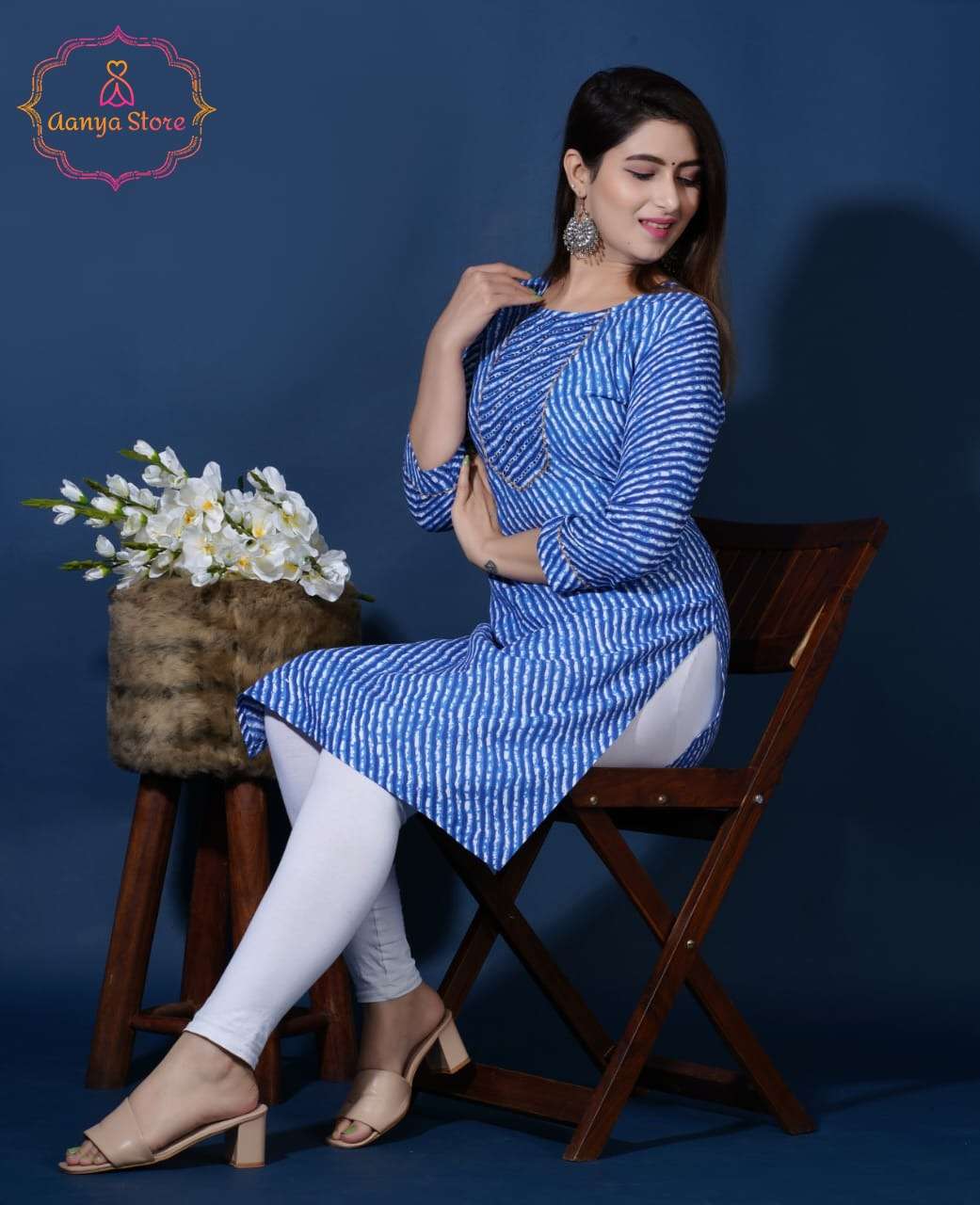 AANYA VOL-01 BY ASLIWHOLESALE DESIGNER FACNY RAYON PRINTED KURTI