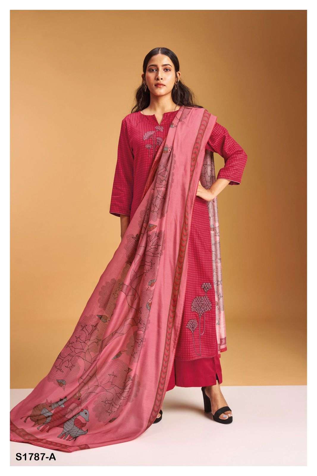 ABENI 1787 BY GANGA FASHIONS PREMIUM COTTON PRINTED WORK DRESSES