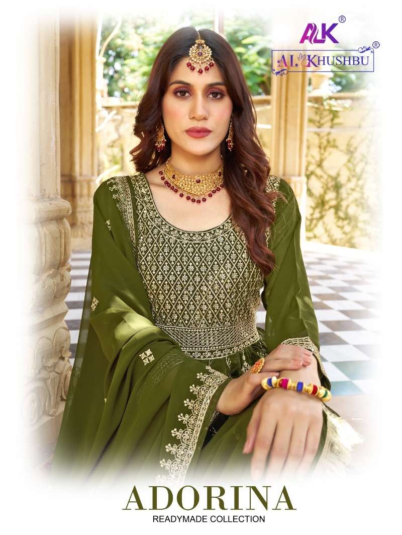 ADORINA BY AL KHUSHBU 10018 TO 10021 SERIES FAUX GEORGETTE DRESSES