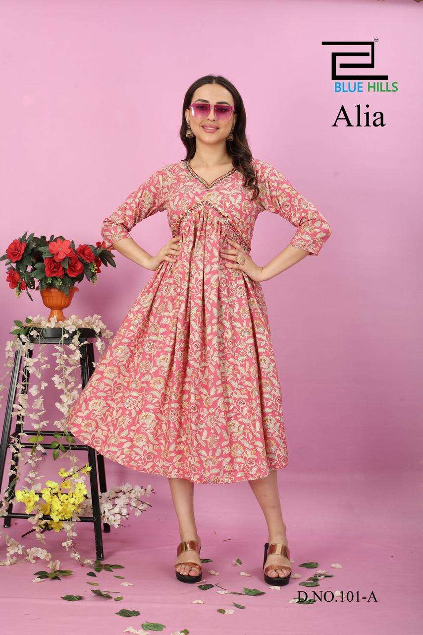 ALIA BY BLUE HILLS 101-A TO 101-D SERIES DESIGNER 14KG RAYON PRINT