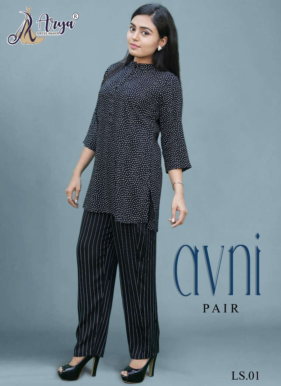 AVNI BY ARYA DRESS MAKER 01 TO 02 SERIES DESIGNER COTTON TOPS WITH PANTS